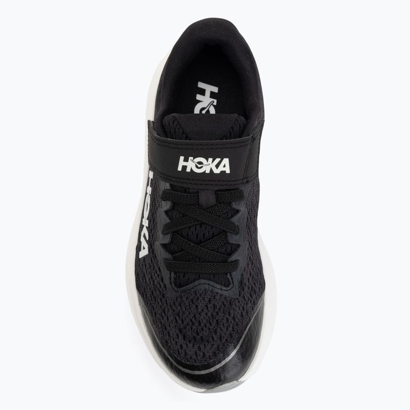 Детски обувки за бягане HOKA Rincon 4 Little Kids black/white 5