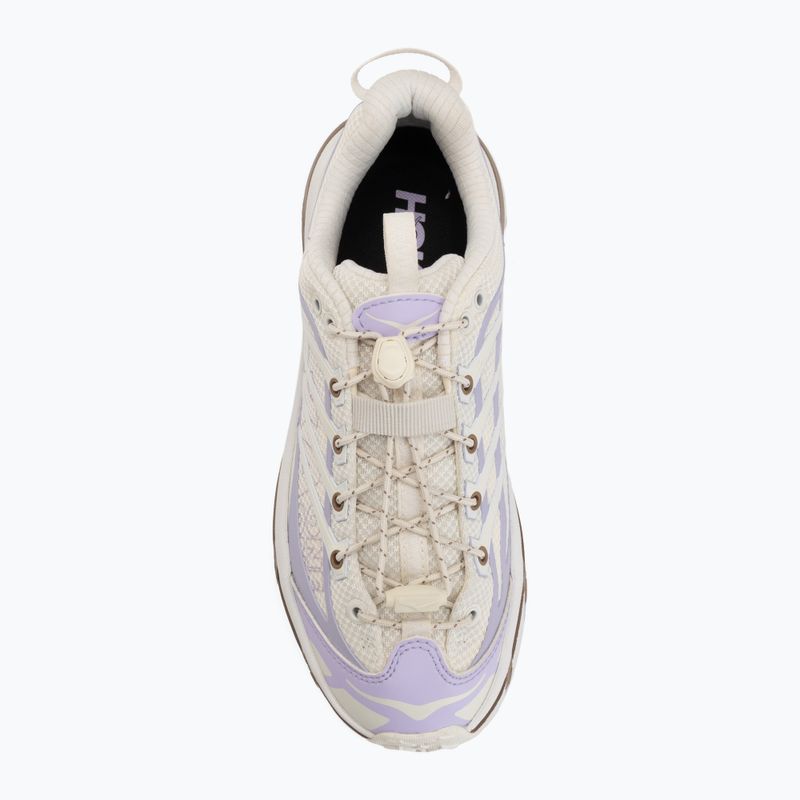 Обувки HOKA Mafate Three 2 Wordmark Alabaster/Iris Flower 5