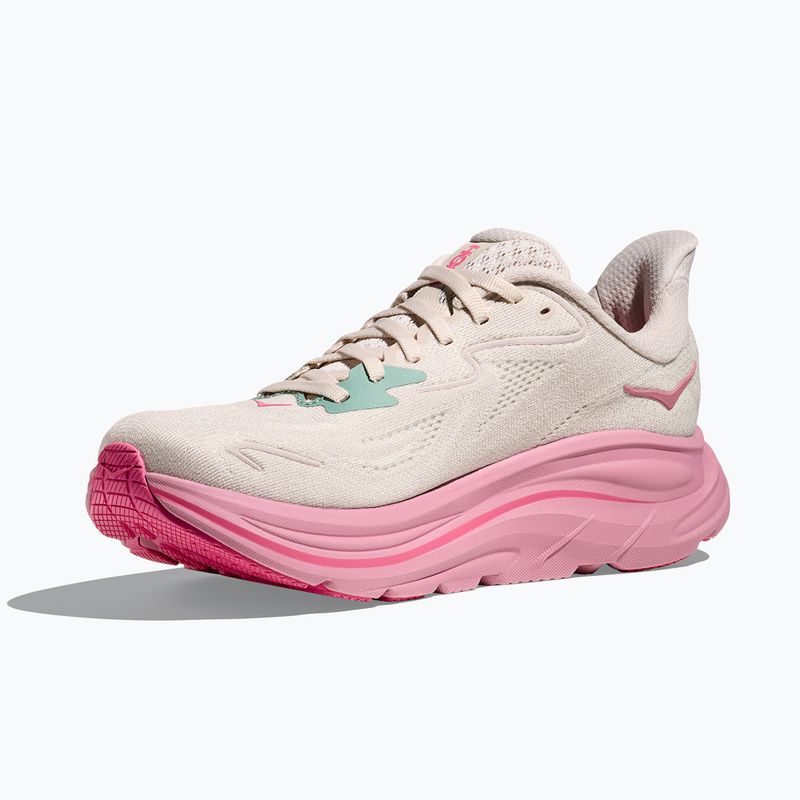 Дамски обувки за бягане HOKA Clifton 10 Wide rose cream/dried rose 4