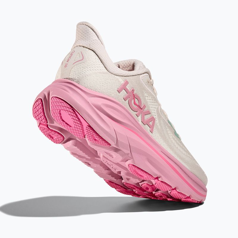 Дамски обувки за бягане HOKA Clifton 10 Wide rose cream/dried rose 5