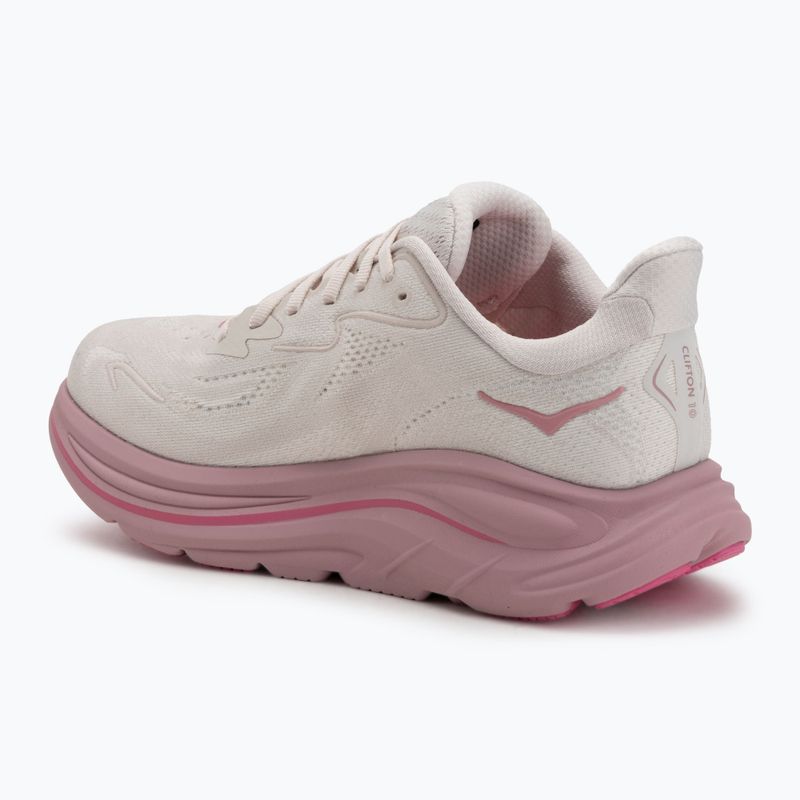 Дамски обувки за бягане HOKA Clifton 10 Wide rose cream/dried rose 3