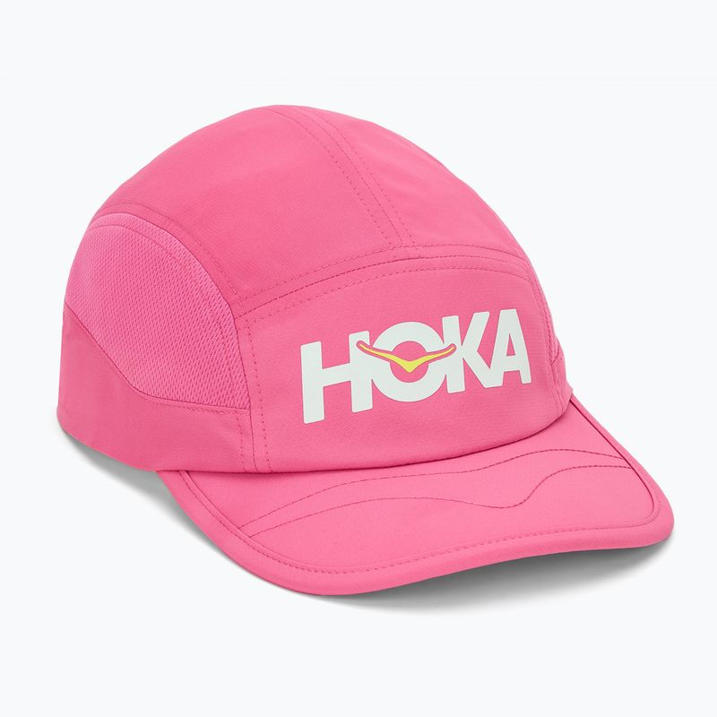 Шапка с козирка HOKA Run electric rose