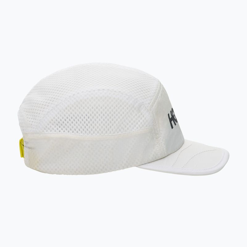 Шапка с козирка HOKA Trail Race white 2