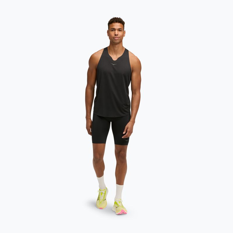 Мъжка тениска за бягане HOKA Race Singlet hoka black 2