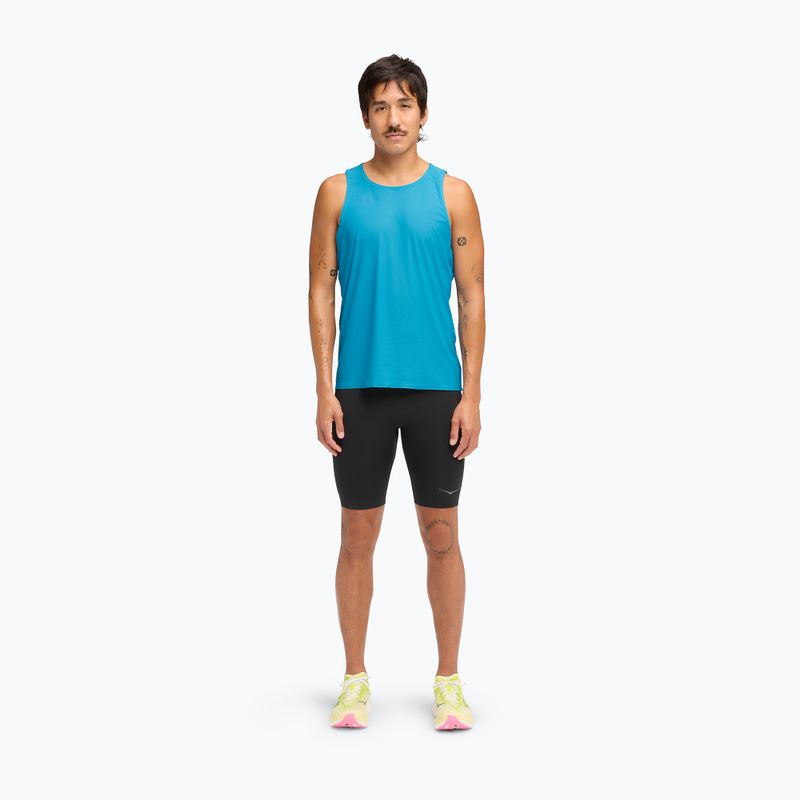 Мъжка тениска за бягане HOKA Airolite Tank 2.0 hoka blue 2