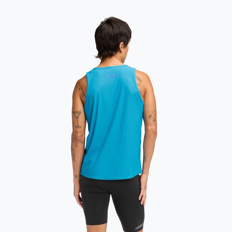 Мъжка тениска за бягане HOKA Airolite Tank 2.0 hoka blue 3