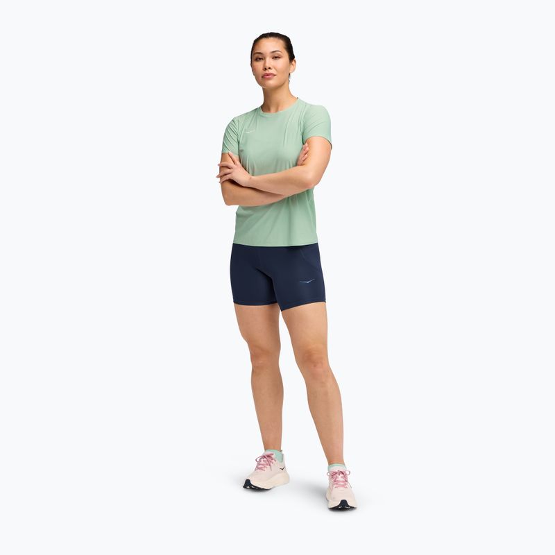 Дамска тениска за бягане HOKA Airolite 2.0 jade 2