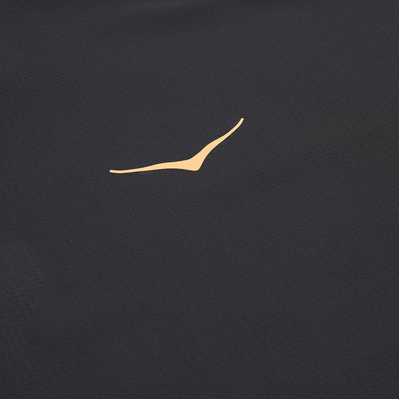 Дамска тениска за бягане HOKA Airolite 2.0 black/gold 7