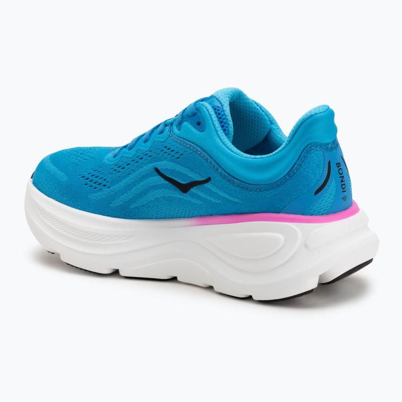Дамски обувки за бягане HOKA Bondi 9 skyward blue/neon fuchsia 3