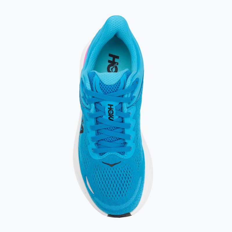 Дамски обувки за бягане HOKA Bondi 9 skyward blue/neon fuchsia 5