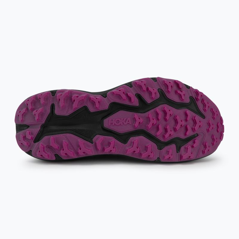 Детски обувки за бягане HOKA Speedgoat 6 electric lemon/black 4