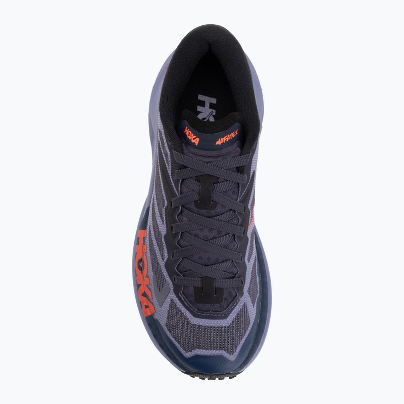 Дамски обувки за бягане HOKA Mafate X berry jam/squid ink 5