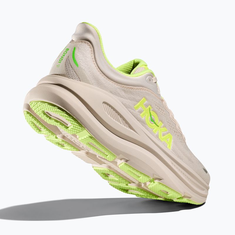 Мъжки обувки за бягане HOKA Bondi 9 grout/neon yuzu 5