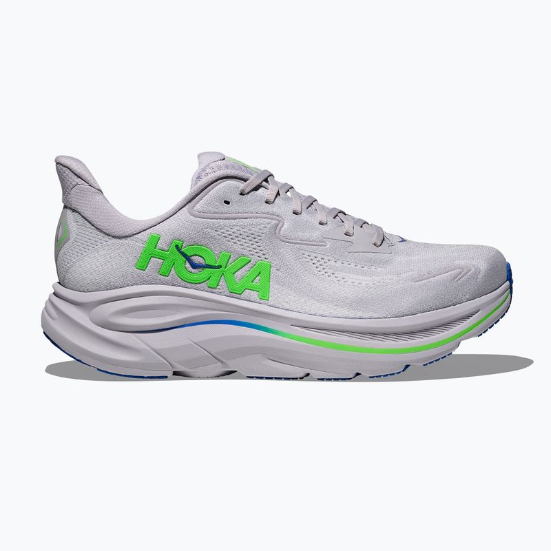 Мъжки обувки за бягане HOKA Clifton 10 ash grey/neon green 3