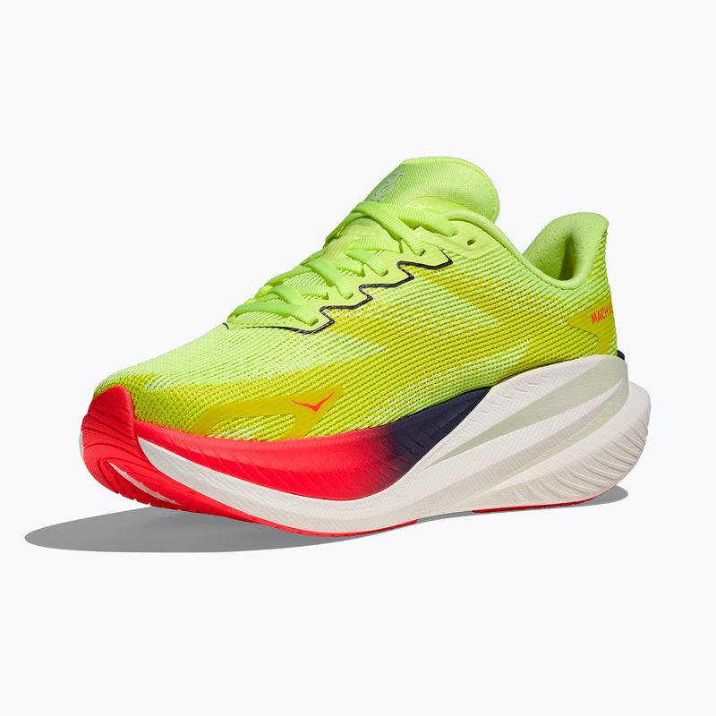 Дамски обувки за бягане Hoka Mach X 3 Nneon yuzu/squid ink 2