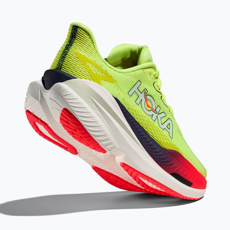 Дамски обувки за бягане Hoka Mach X 3 Nneon yuzu/squid ink 5