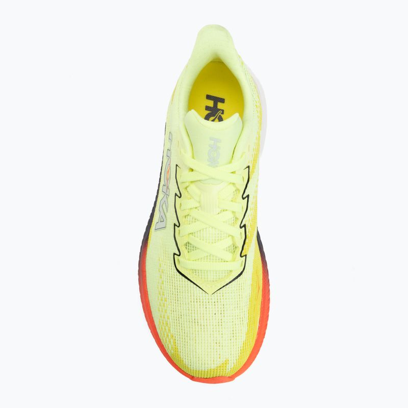 Дамски обувки за бягане Hoka Mach X 3 Nneon yuzu/squid ink 5
