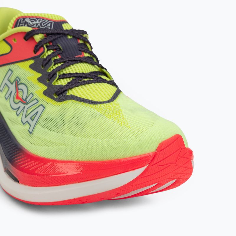 Обувки за бягане HOKA Rocket X 3 neon yuzu/squid ink 7