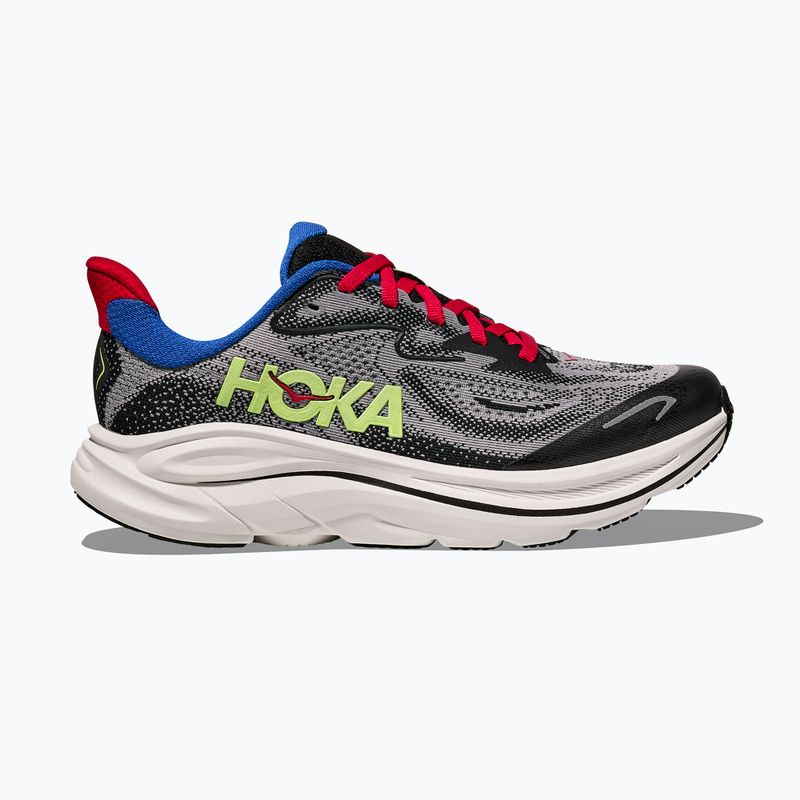 Детски обувки за бягане HOKA Clifton 10 foggy grey/black 2