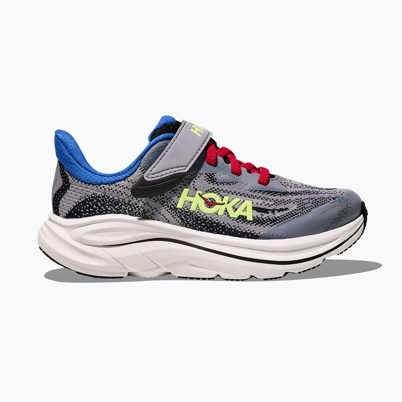 Детски обувки за бягане HOKA Clifton 10 foggy grey/black 9