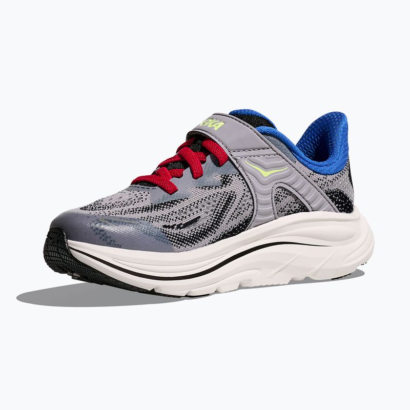 Детски обувки за бягане HOKA Clifton 10 foggy grey/black 11