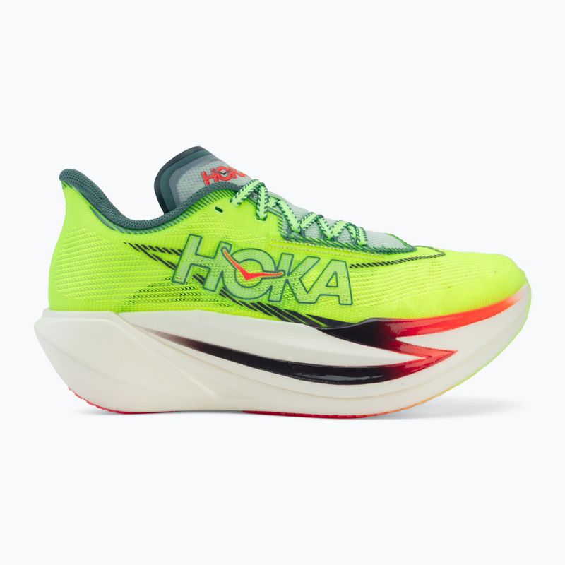 Детски обувки за бягане HOKA Cielo X1 3.0 neon yuzu/thyme 2