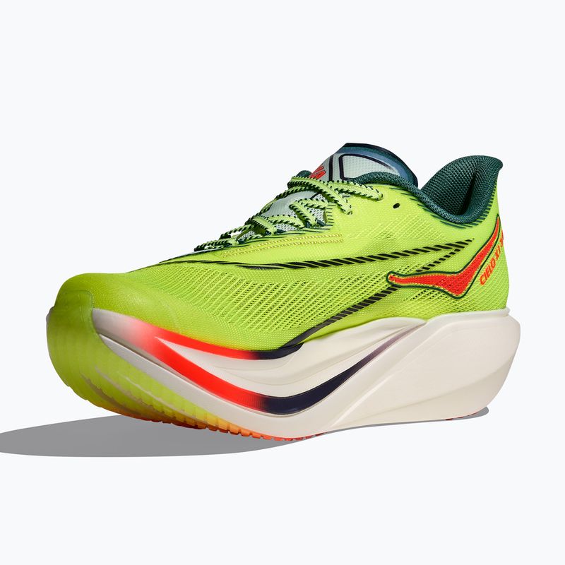 Детски обувки за бягане HOKA Cielo X1 3.0 neon yuzu/thyme 2