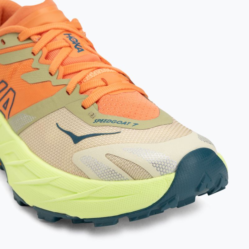 Дамски обувки за бягане HOKA Speedgoat 7 persimmon/neon yuzu 7