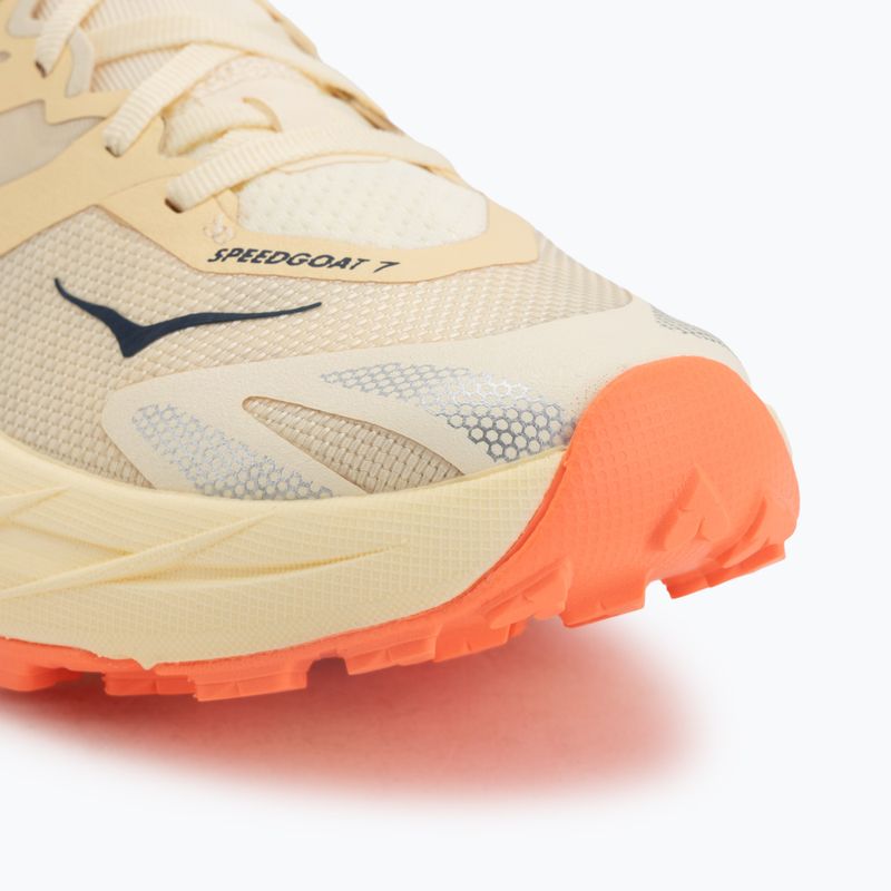 Дамски обувки за бягане HOKA Speedgoat 7 vintage yellow/neon flame 6