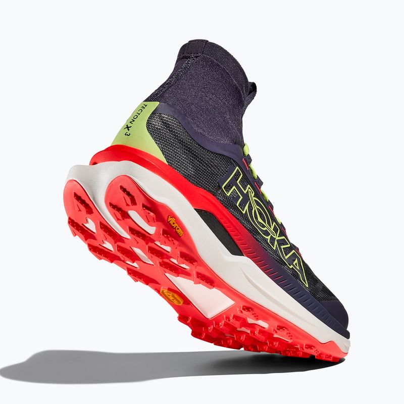 Мъжки обувки за бягане HOKA Tecton X 3 squid ink/neon lame 5