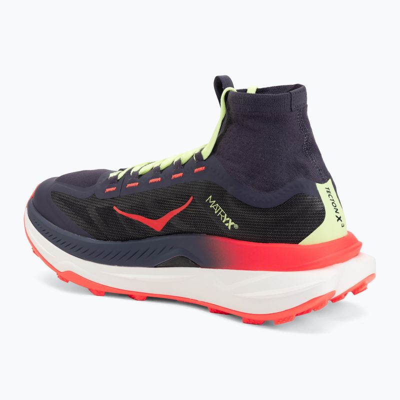 Мъжки обувки за бягане HOKA Tecton X 3 squid ink/neon lame 3