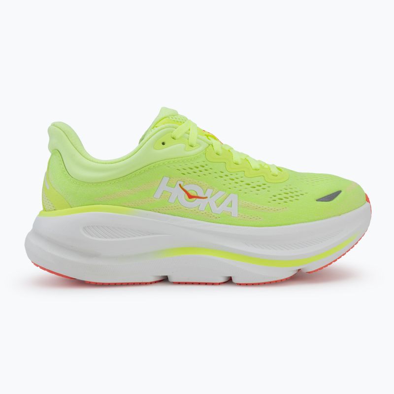 Дамски обувки за бягане HOKA Bondi 9 neon yuzu/sunlight 2