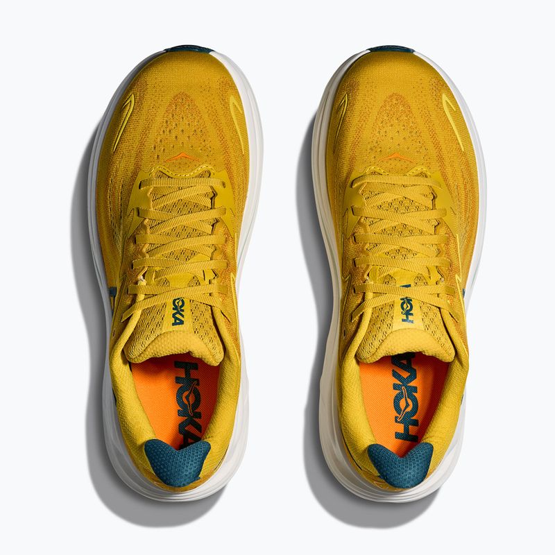 Мъжки обувки за бягане HOKA Clifton 10 yellow gold/tidal wave 7