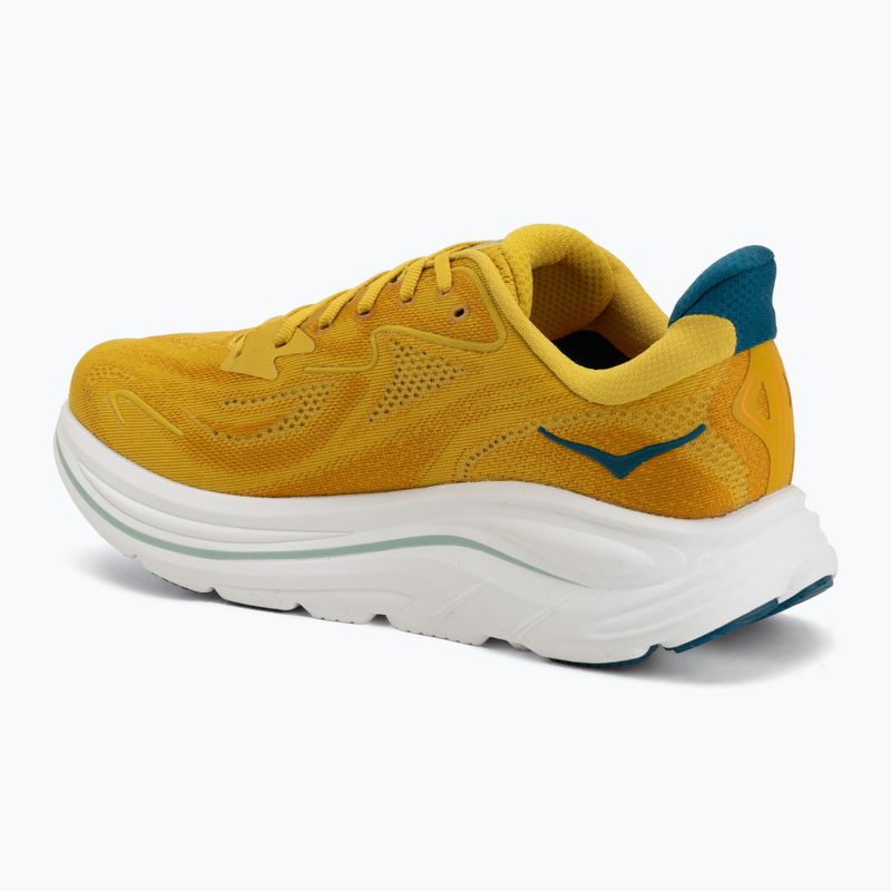 Мъжки обувки за бягане HOKA Clifton 10 yellow gold/tidal wave 3