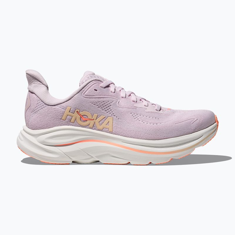 Дамски обувки за бягане HOKA Clifton 10 lilac cream/tangerine glow 3