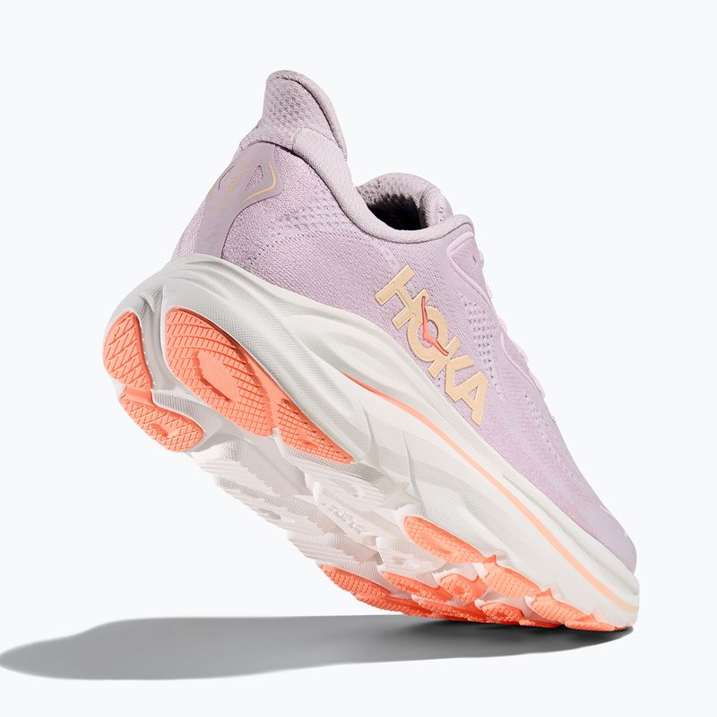 Дамски обувки за бягане HOKA Clifton 10 lilac cream/tangerine glow 5
