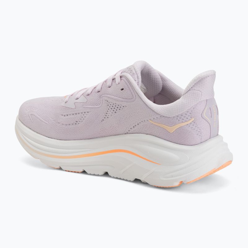 Дамски обувки за бягане HOKA Clifton 10 lilac cream/tangerine glow 3