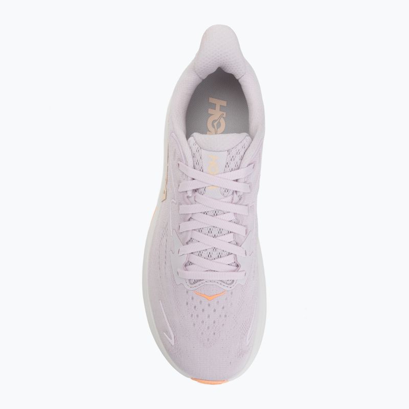 Дамски обувки за бягане HOKA Clifton 10 lilac cream/tangerine glow 5