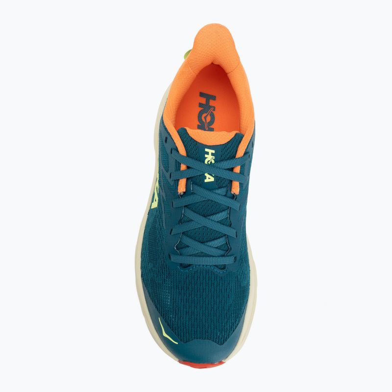 Дамски обувки за бягане HOKA Challenger 8 tidal wave/pampas grass 5
