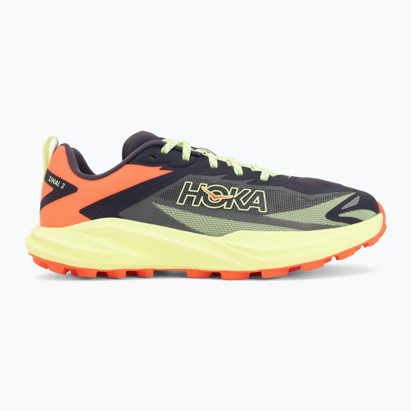 Дамски обувки за бягане HOKA Zinal 3 squid ink/neon yuzu 2