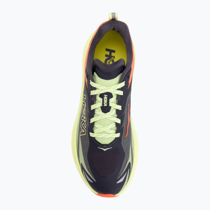 Дамски обувки за бягане HOKA Zinal 3 squid ink/neon yuzu 5