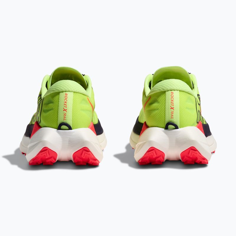 Мъжки обувки за бягане HOKA Rocket X Trail neon yuzu/neon flame 6