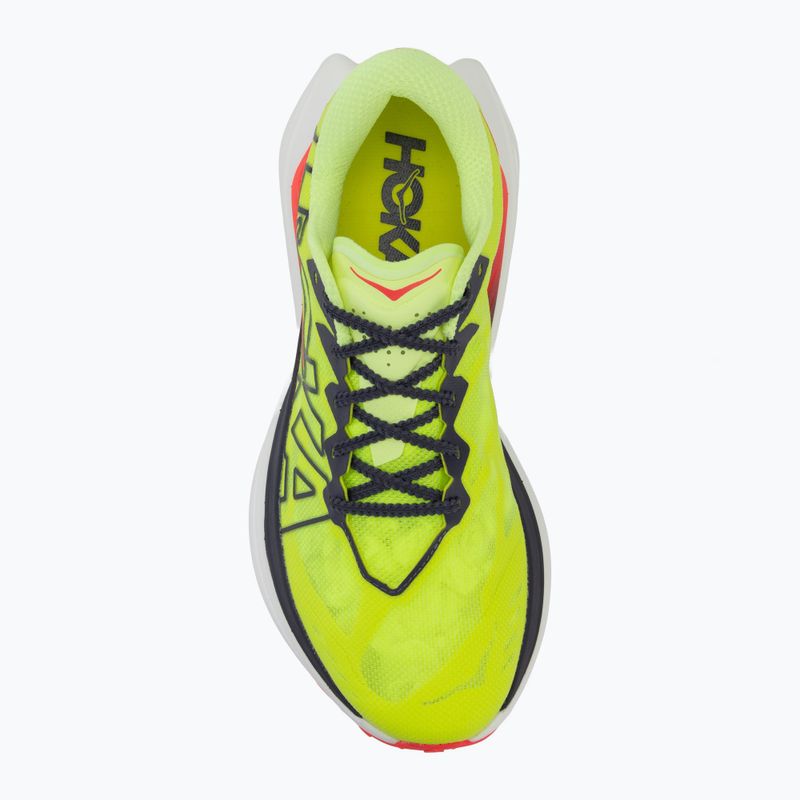 Мъжки обувки за бягане HOKA Rocket X Trail neon yuzu/neon flame 5