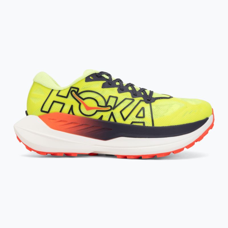Дамски обувки за бягане HOKA Rocket X Trail neon yuzu/neon flame 2