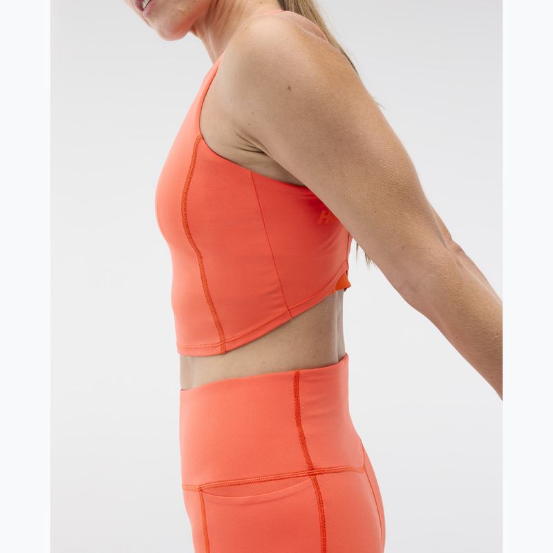 Детски спортен сутиен HOKA Elaro Crop bell pepper 5