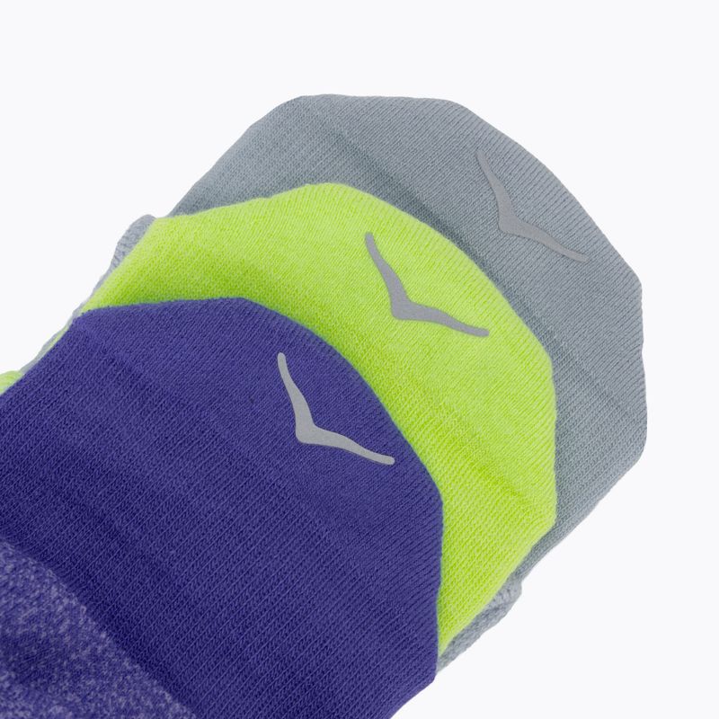 Чорапи HOKA No-Show Run Sock 3 чифта celstl blue/minrl blue/neon yuzu 5