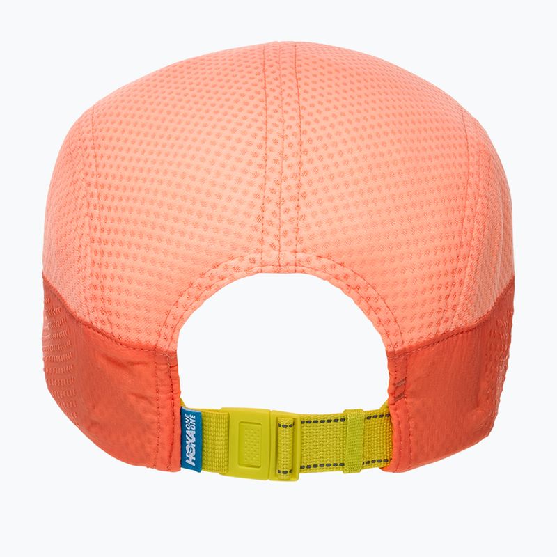 Шапка с козирка HOKA Trail Race neon cantaloupe 4