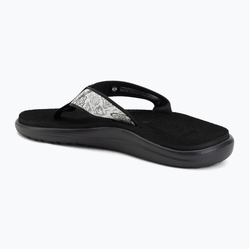 Дамски джапанки Teva Voya enchanted forest black/white 3