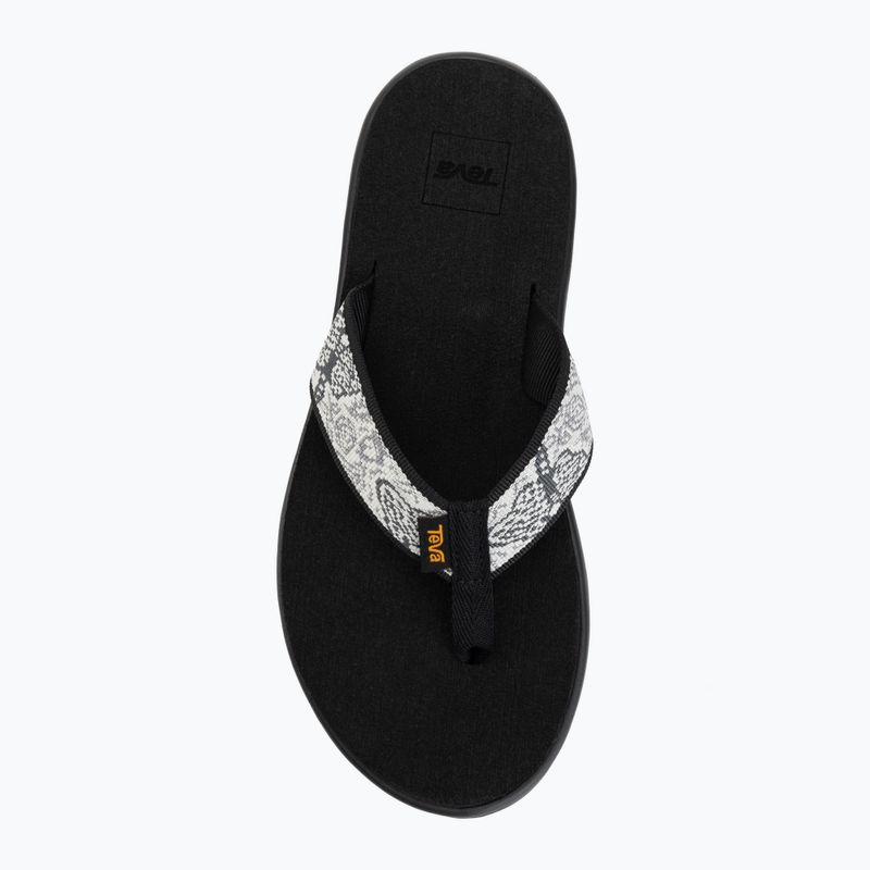 Дамски джапанки Teva Voya enchanted forest black/white 5