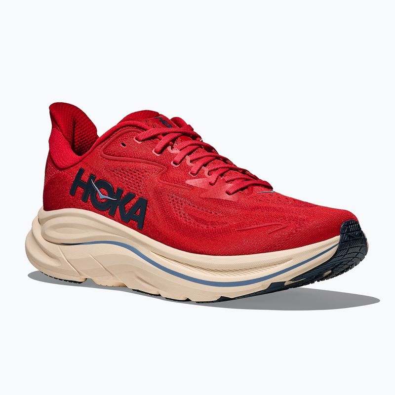 Мъжки обувки за бягане Hoka Clifton 10 vermillion/varsity navy